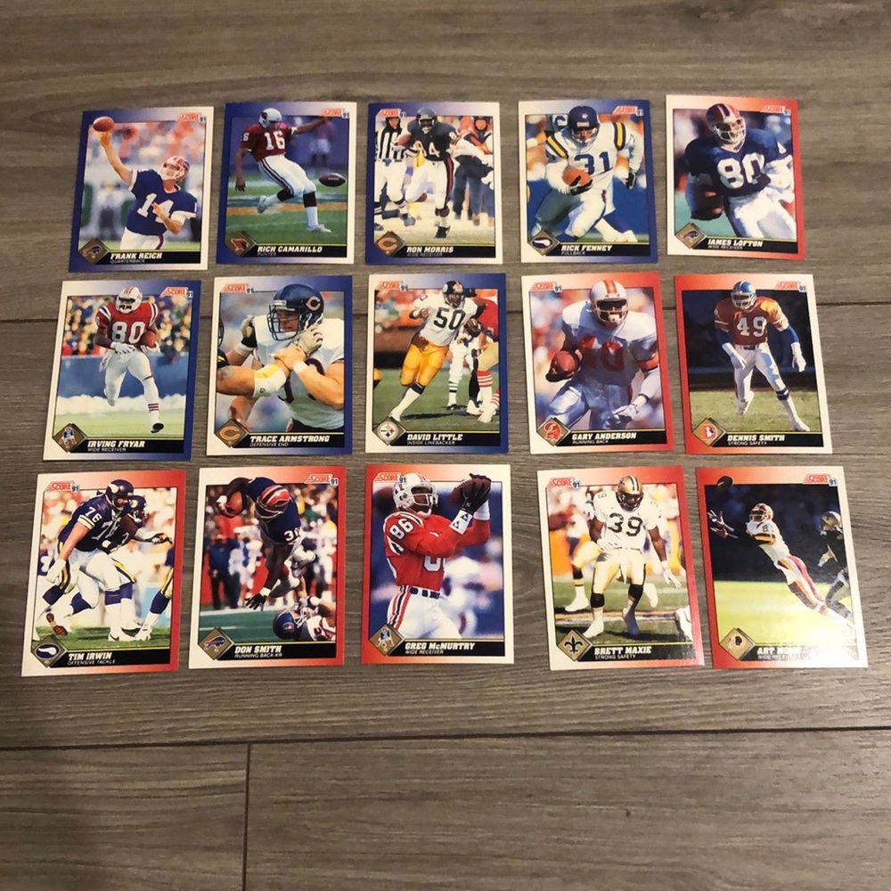 23 1991 score NFL cards